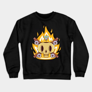 SKeleton skate Crewneck Sweatshirt